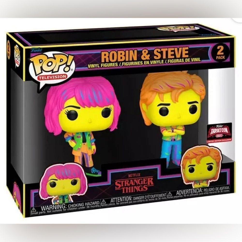 Funko Pop Stranger Things 2 Pack Robin and Steve